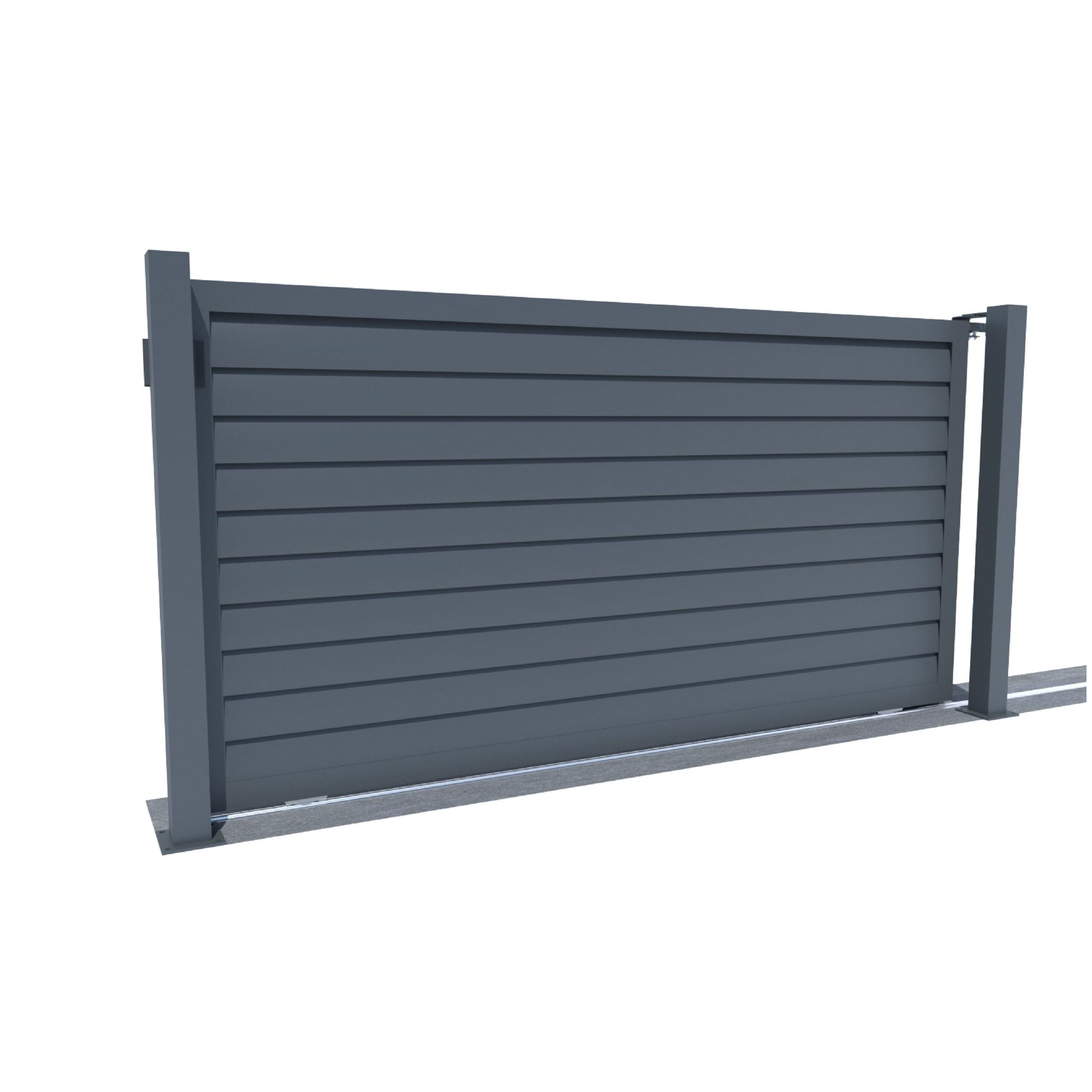 Koľajnicová posuvná brána