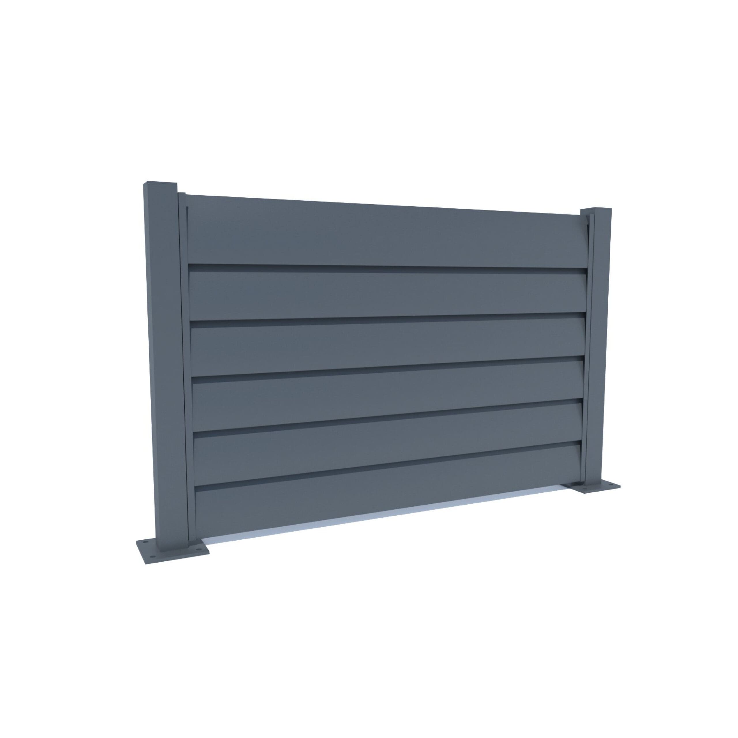 Bezrámový plotový diel