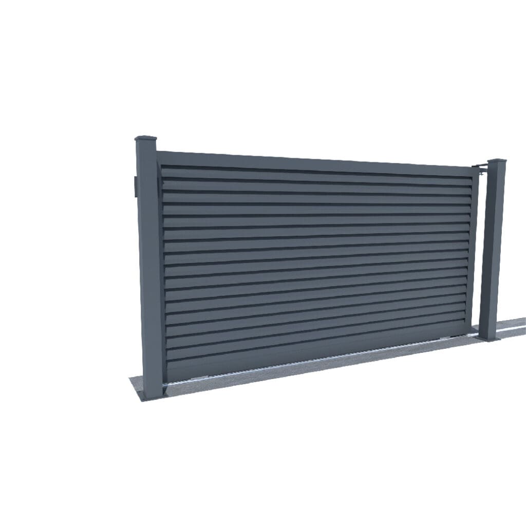 Koľajnicová posuvná brána