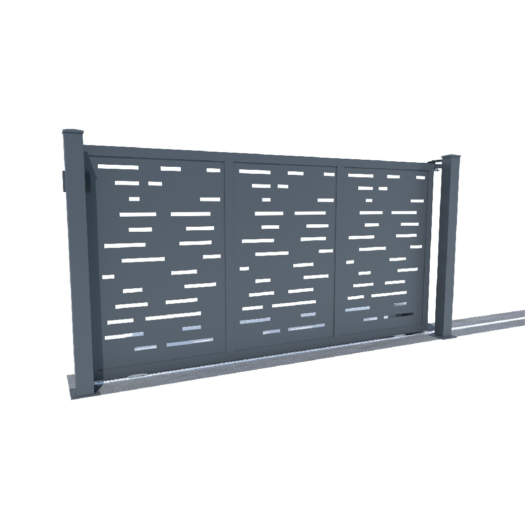 Koľajnicová posuvná brána