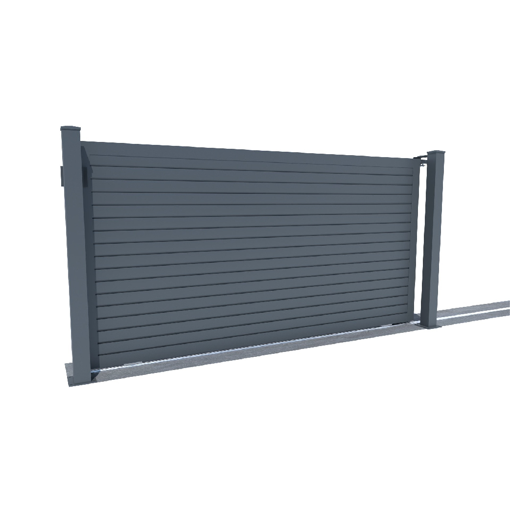 Koľajnicová posuvná brána