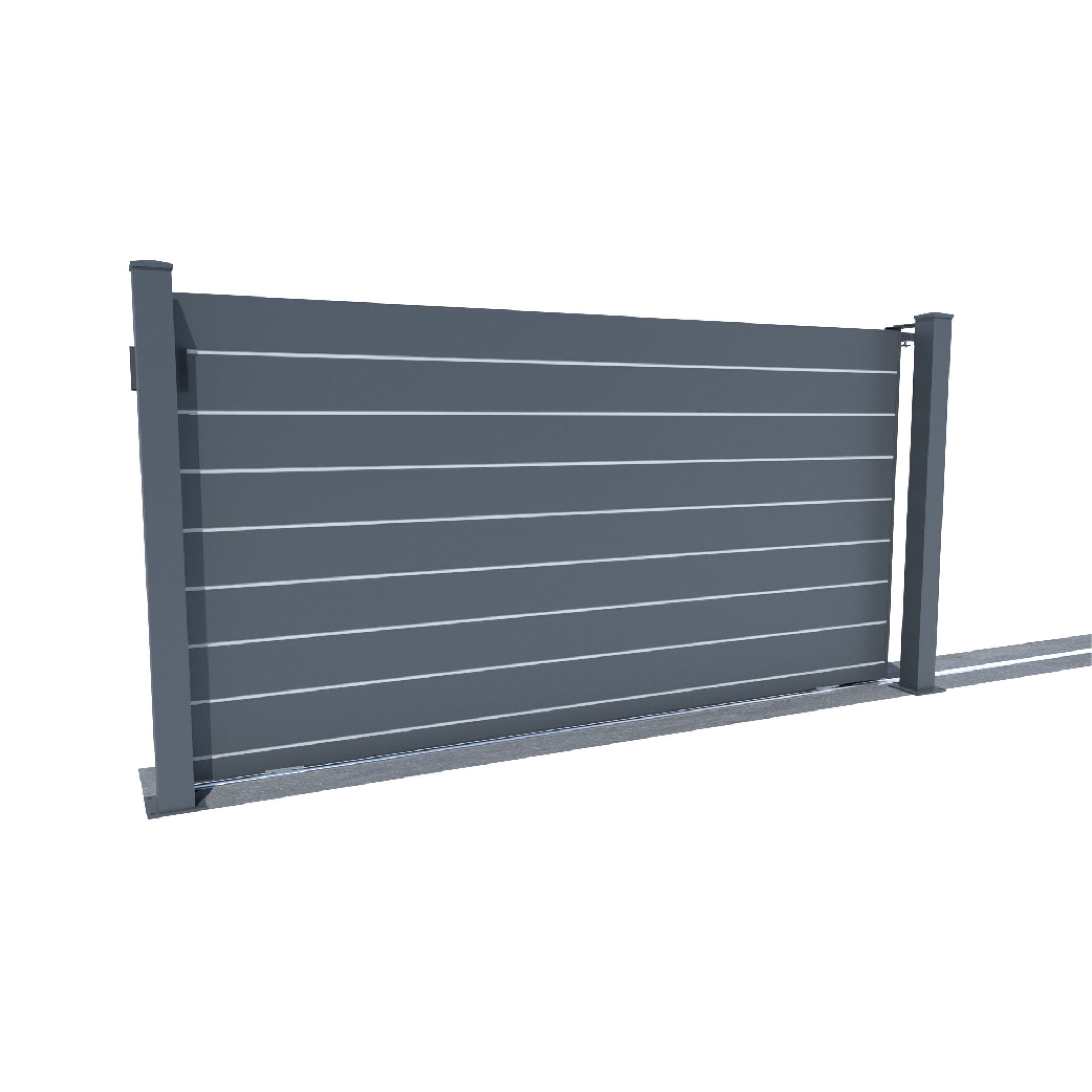 Koľajnicová posuvná brána